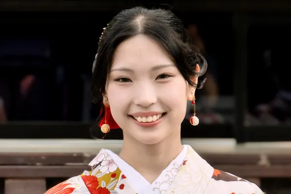 Japan Woman in Kimono