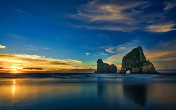 Wharariki Beach
