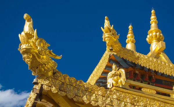 Goldene Dachverzierung | Tibet